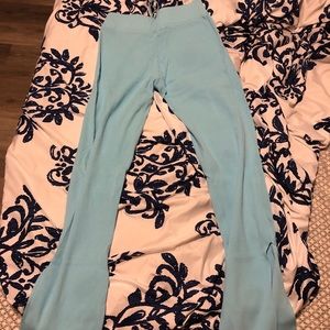 The Kript blue flare pants